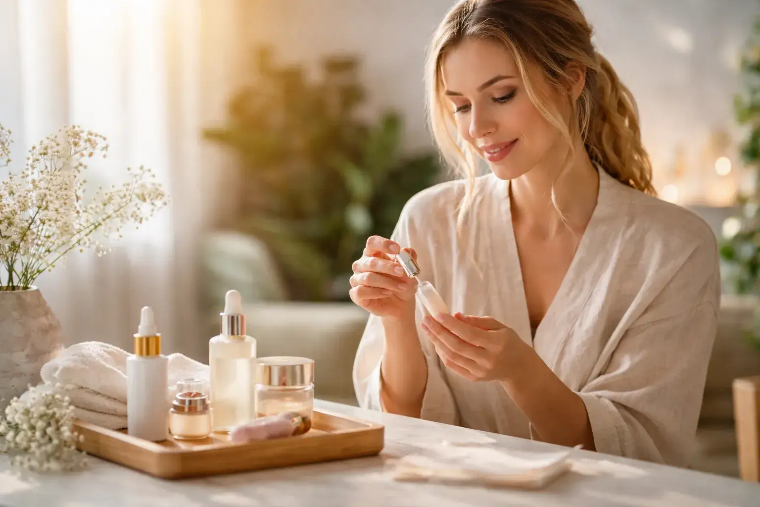 נשים משנות גישה לטיפוח פחות מוצרים, יותר דיוק