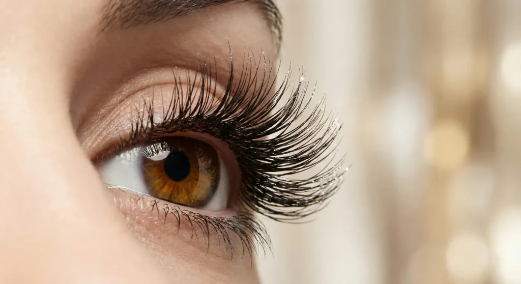 ריסים ארוכים ומלאים