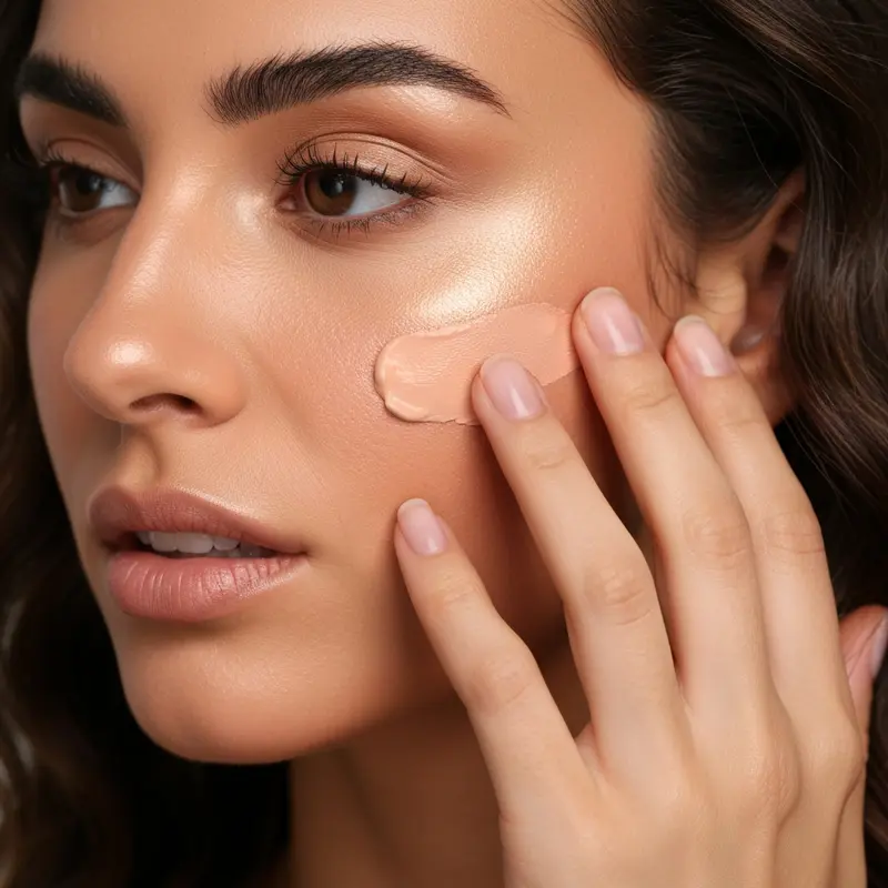 איפור ליום יום טבעי עם סומק קרם