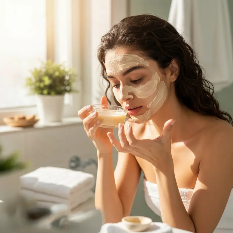 מסכות פנים ביתיות שניתן להכין ממצרכים שיש במטבח