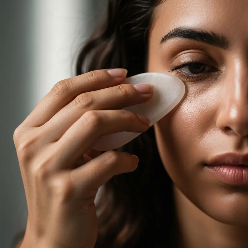 גוואשה לעיסוי פנים בשגרת טיפוח אנטי אייג\