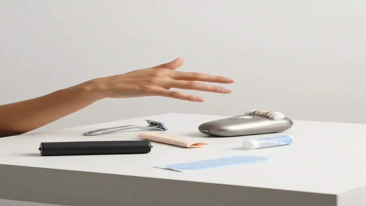 יד ישראלית משווה שיטות הסרת שיער שונות