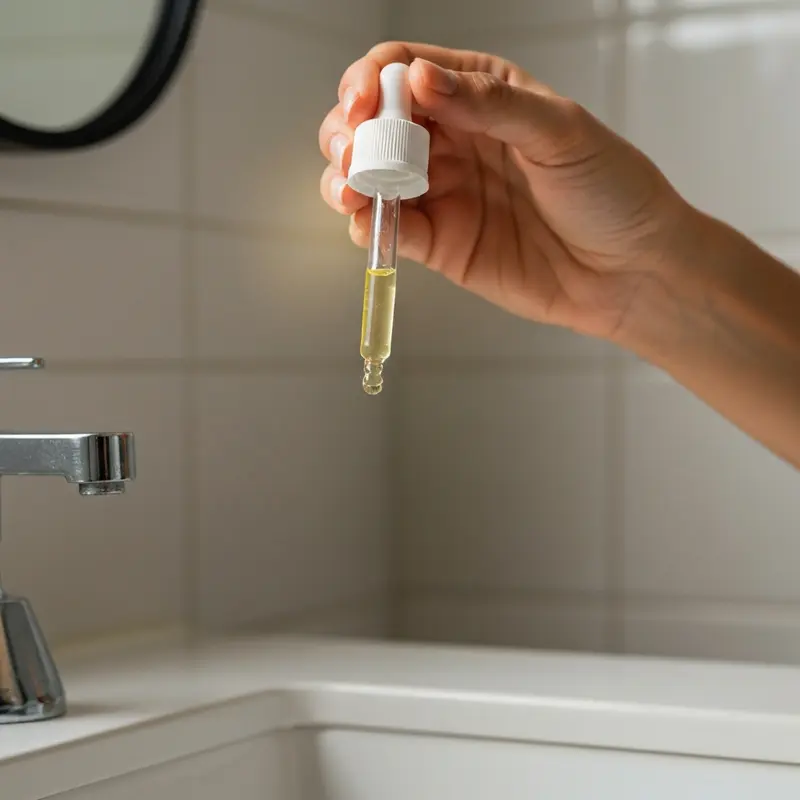 ידיים ישראליות מורחות סרום ויטמין C על הפנים