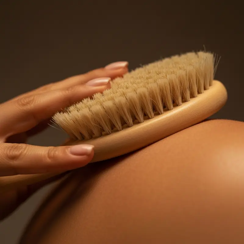 מברשת הברשה יבשה מסיבים טבעיים