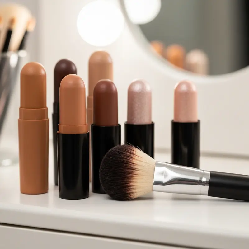 מברשת ומוצרי הארות והצללות למתחילות