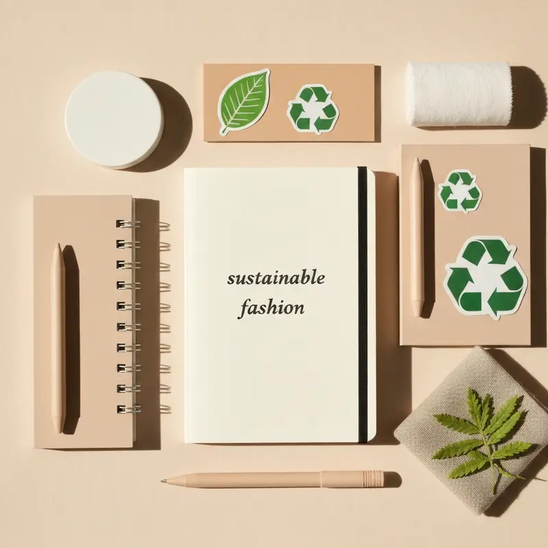 מדבקות ויומן בעיצוב אופנה בת קיימא