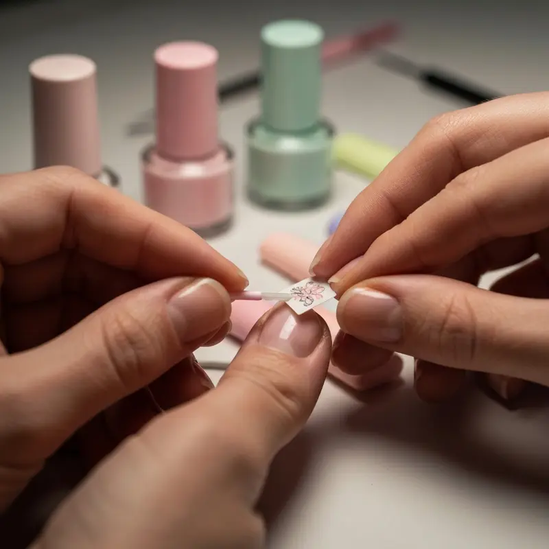 מדבקות מעוצבות ולק לגימור פדיקור ביתי