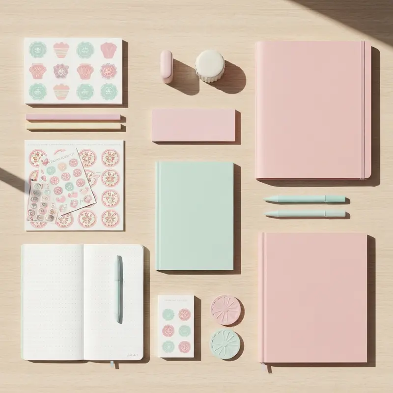 מדבקות מעוצבות ומוצרי נייר ליומן עם סטייל