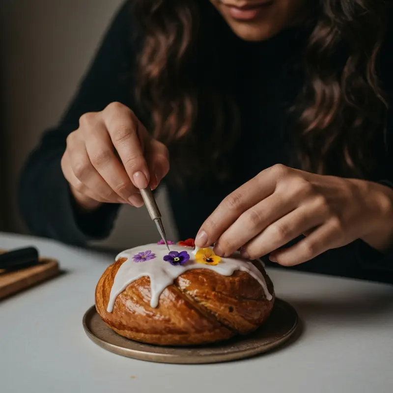 קישוט עוגה עם טקסטורות שונות וטיפים לאפייה מוצלחת