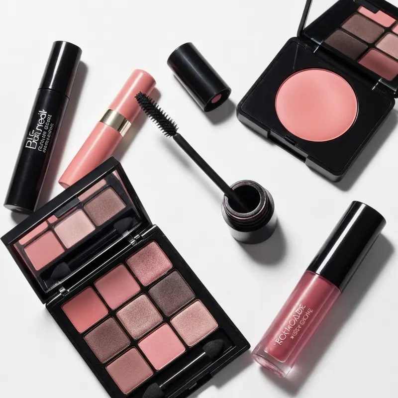 קלוז אפ על מוצרי איפור זולים ליצירת לוק