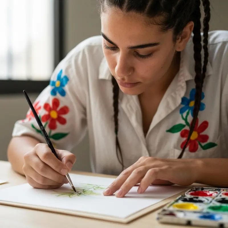 קלוז אפ על שפתיים מטושטשות, איפור טרנדי.