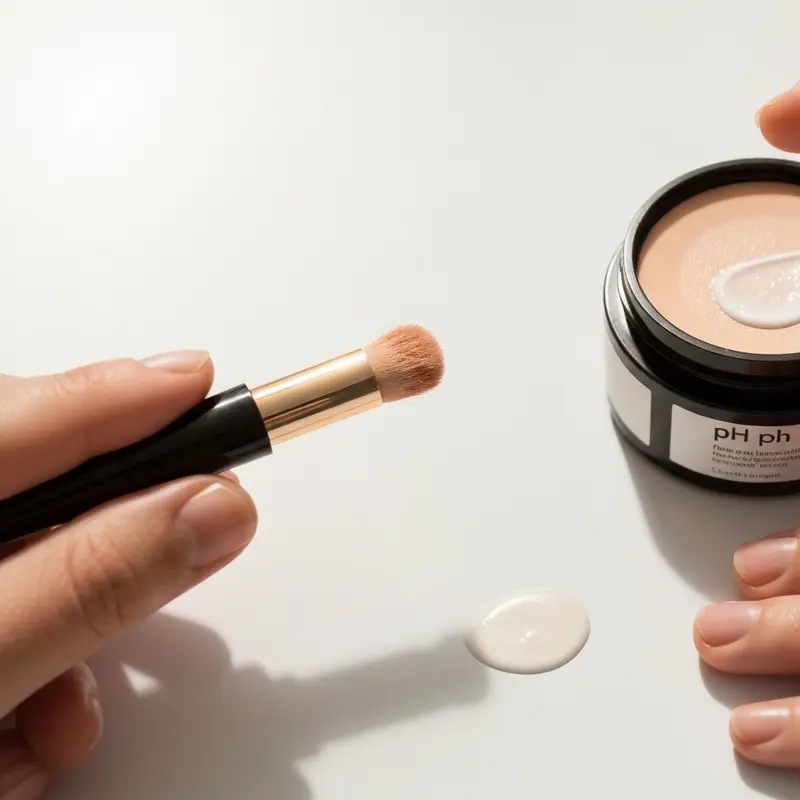 איזון pH שיער קרקפת בתקריב שימוש