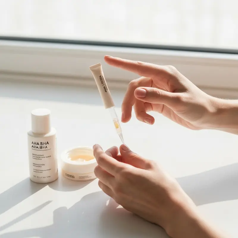 בחירת פורמולת חומצות AHA/BHA לעור