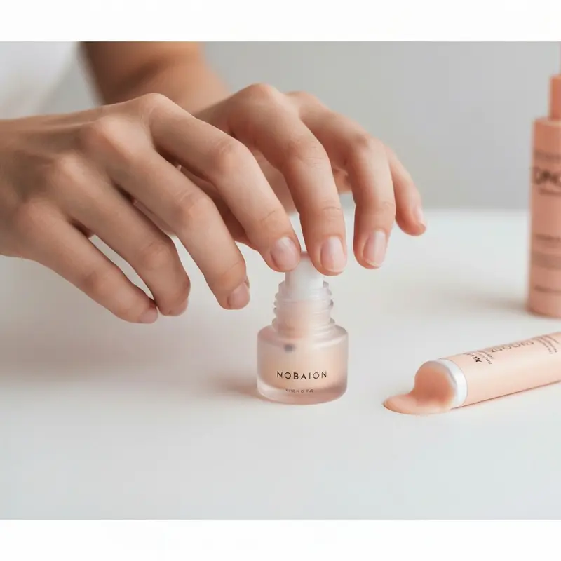 ידיים עדינות מעסות שמפו מטהר על קרקפת מתולתלת