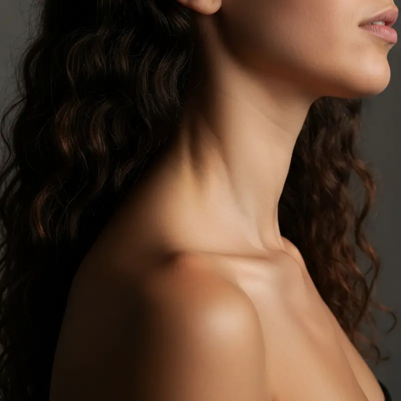 יציבה נכונה מראה זוהר: כתפיים פתוחות וצוואר ארוך