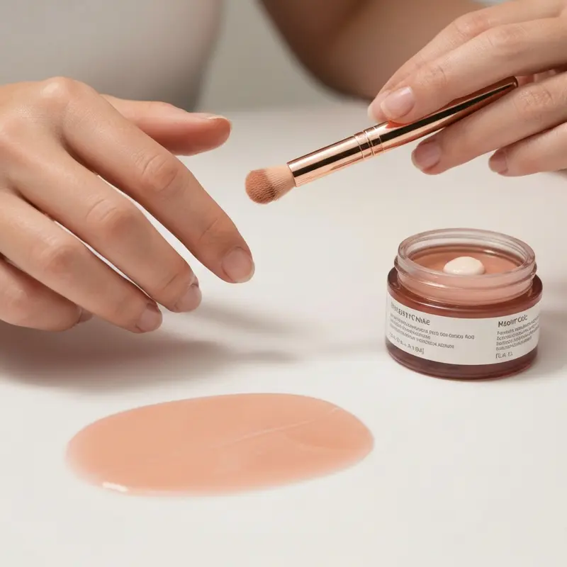 מוצרי טיפוח לשיער המכילים חלבון, מונחים על משטח אסתטי