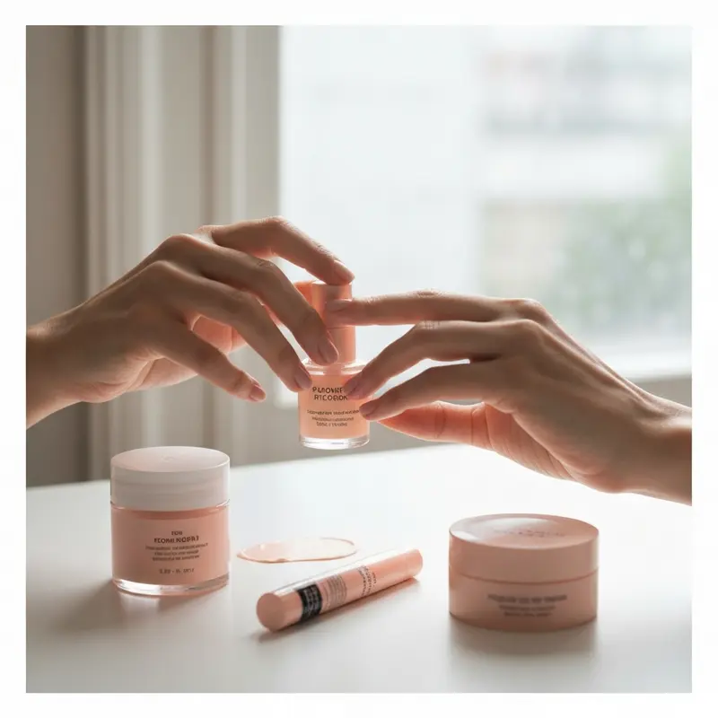 מרקם עדין של קרם טיפוח עם חומצה אזלאית