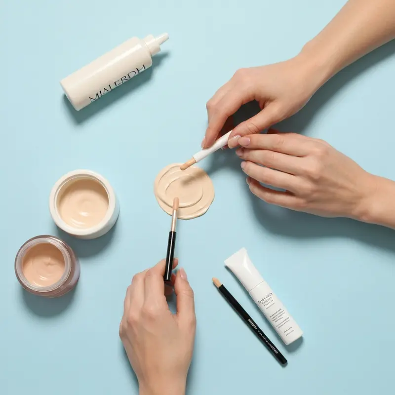 מרקם קליל של קרם לחות לעור שמן