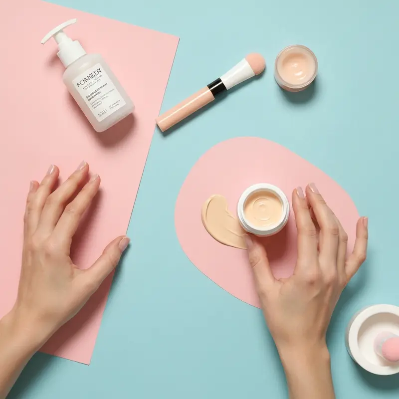 מרקם קרם ויטמין C ומרקם סרום רטינול