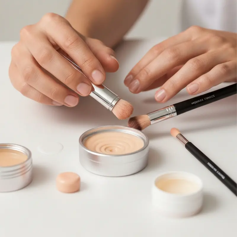 סט בקבוקי לק בגווני ניוד, ורוד, כחול וכתום, מסודרים על רקע נקי ומודרני.