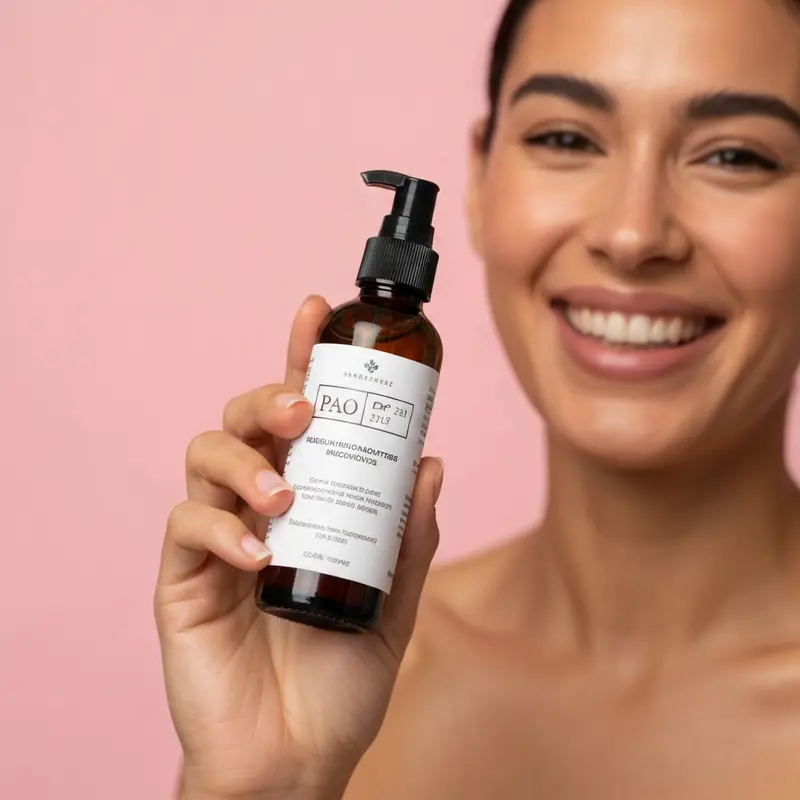 צילום תקריב של תאריך תפוגה על בקבוק טיפוח