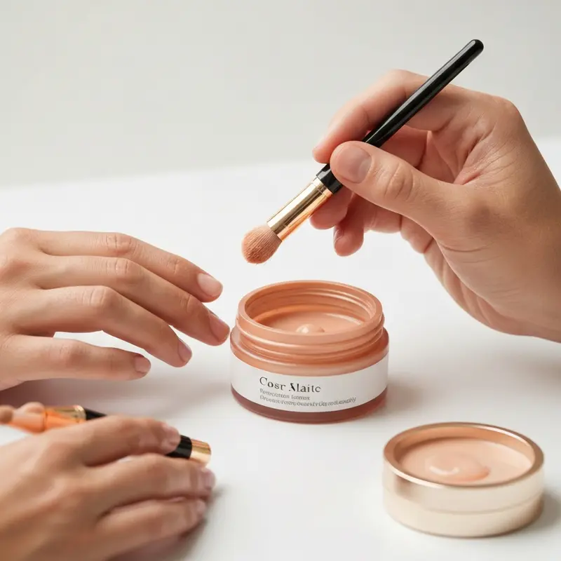 קערה קטנה של מסכת אבוקדו ודבש שהוכנה בבית, לצד קליפות אבוקדו ושמן זית, על משטח עץ בהיר. מייצג טיפול שיער ופנים טבעי.