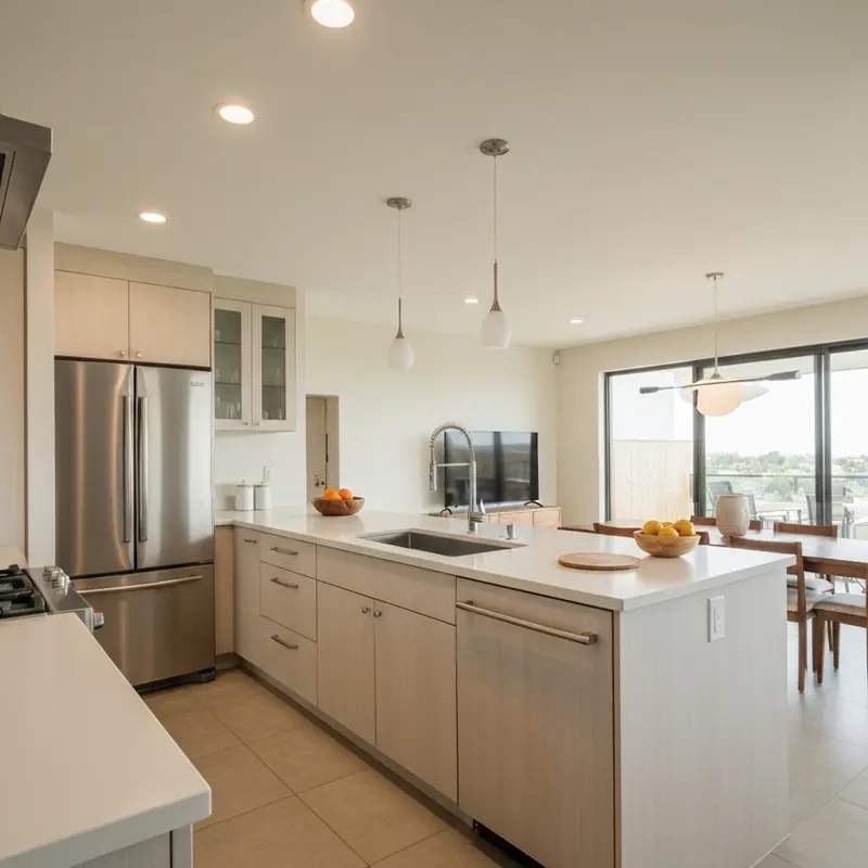 שולחן איפור אסתטי עם מוצרי טיפוח לעיניים