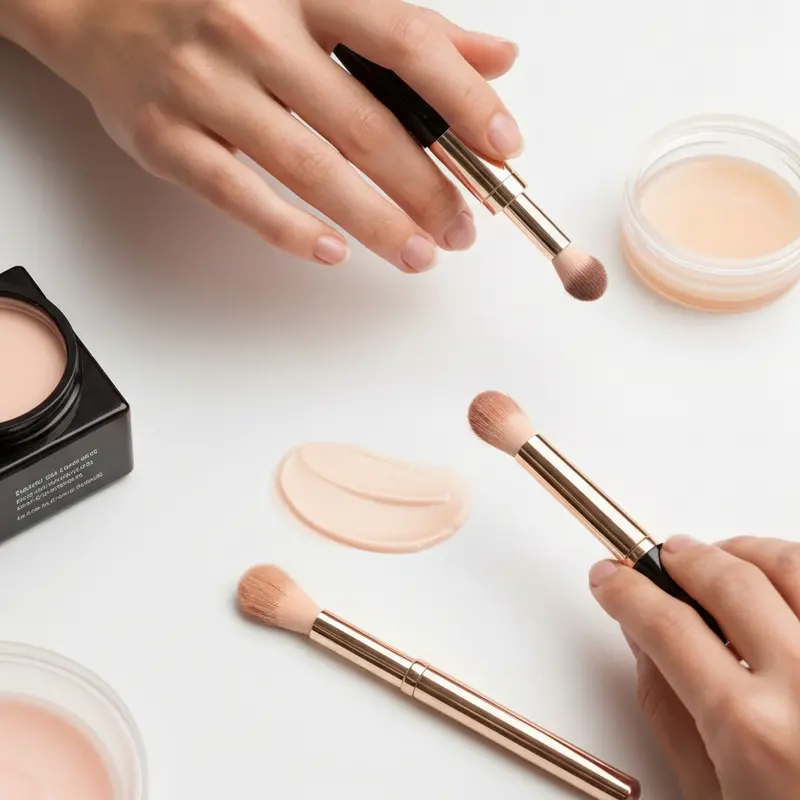 תקריב על קרקפת מטופחת ושיער חזק ומעובה