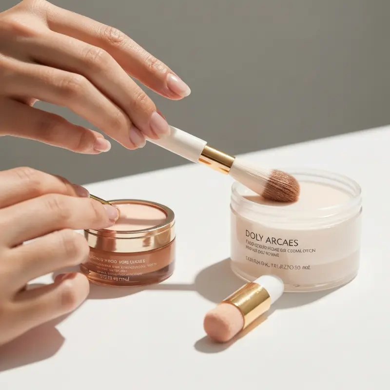 תקריב של בקבוק סרום טיפוח עם רכיבים פרוביוטיים ופרה-ביוטיים על רקע נקי ואלגנטי