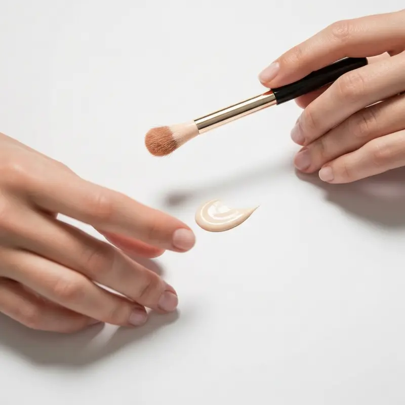 תקריב של ידיים נשיות שוטפות ידיים עם סבון עדין במים זורמים, כחלק משגרת טיפוח יומיומית