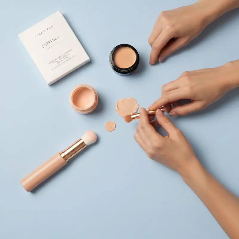 תקריב של מרקם קרם לחות קליל על רקע נקי, המדגים את קלילותו.