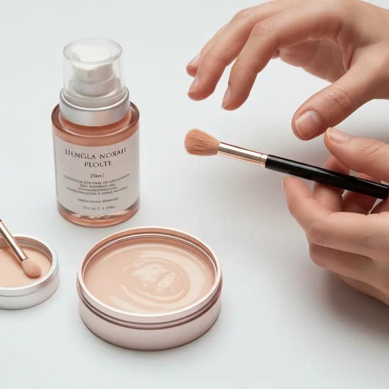 תקריב של עור גוף עדין עם סימני מתיחה עדינים, מודגש במרקם חלק