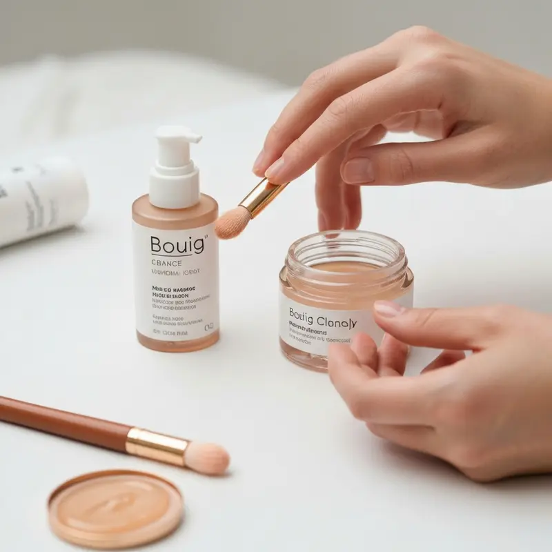 תקריב של קרם ידיים עשיר נמרח על כפות הידיים, המדגיש את המרקם והספיגה