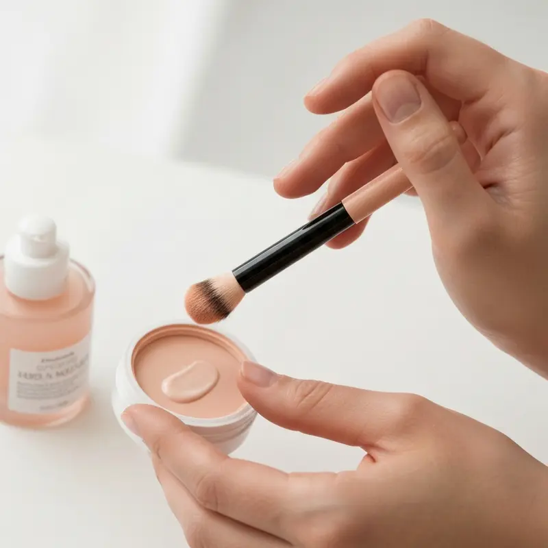 תקריב של קרקפת נקייה ומטופחת עם שורשי שיער חזקים