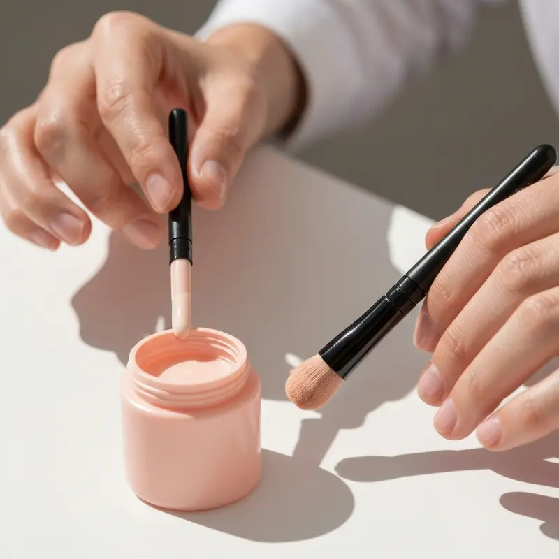 תקריב של שיער מטופח ומוגן מכלור עם תכשיר הגנה