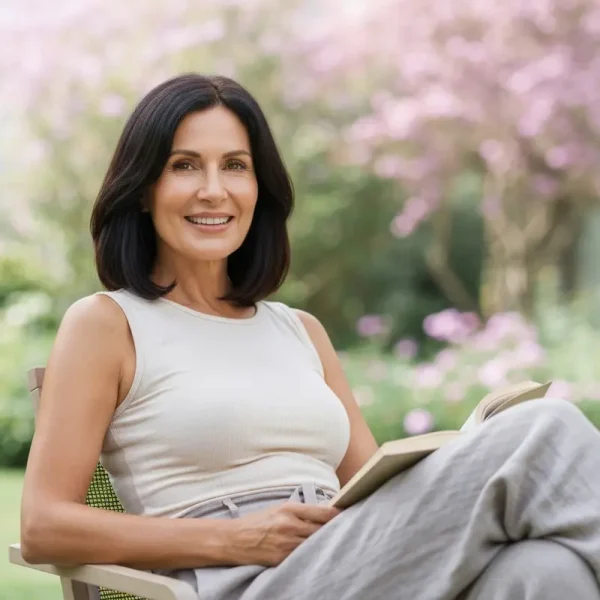 אישה מופתעת מנשירת שיער לאחר מקלחת