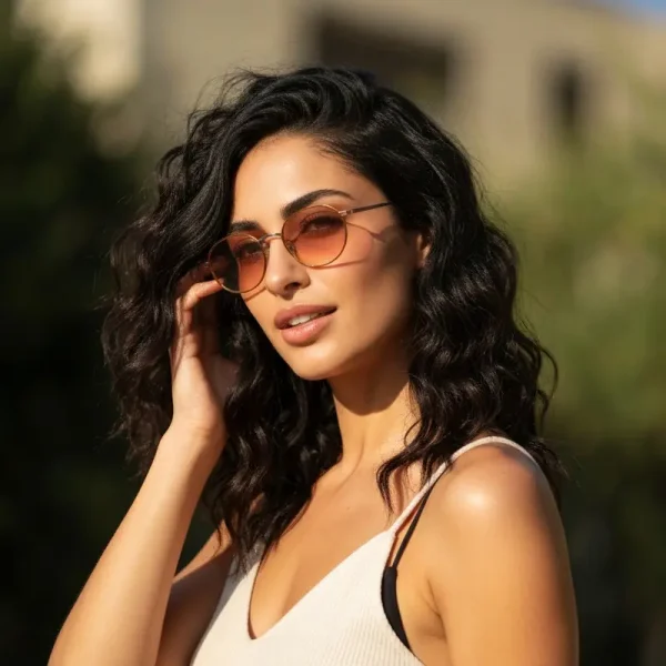 אישה עם צבע שיער זוהר, איך לשמור על הברק